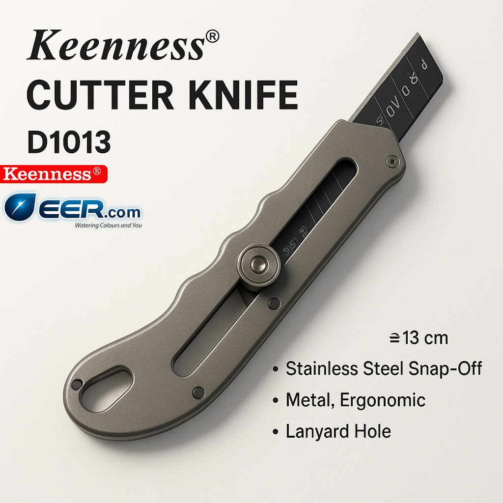 

Keenness Cutter Lipat Serbaguna Gagang Besi D1013 - Cutter Murah Berkualitas