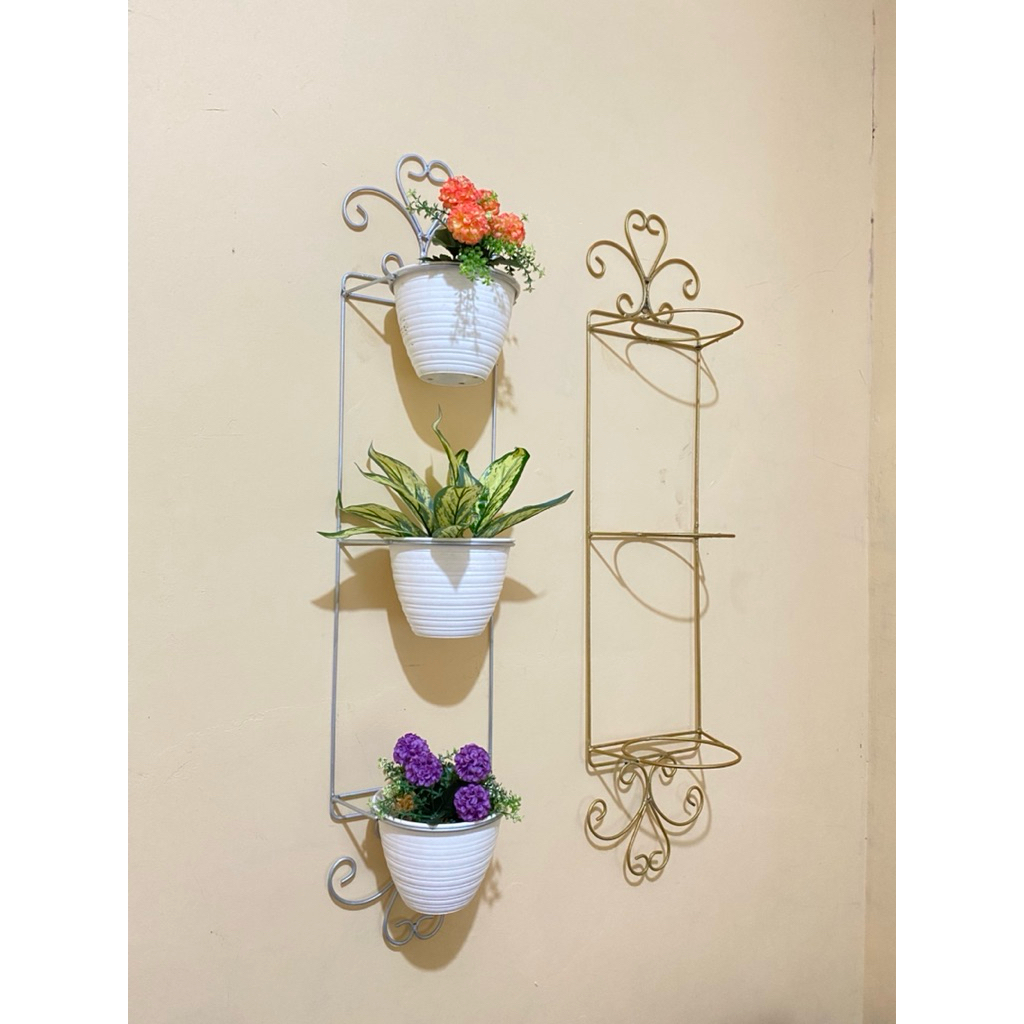 Termurah  Finishing Galvanis Bukan Cat  Tidak Akan Karat Standing Pot Tempel Tembok Lurus Bawah Diam