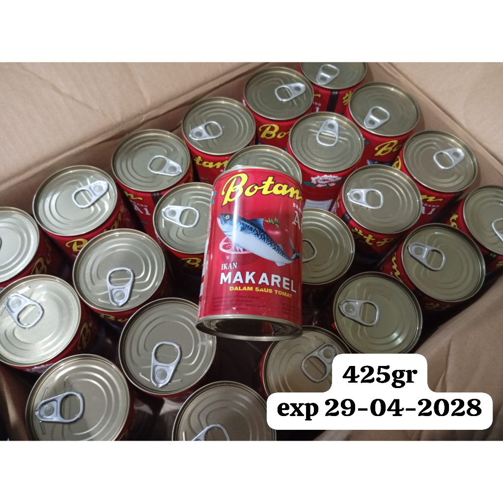 

Botan A1 ikan makarel 425gr