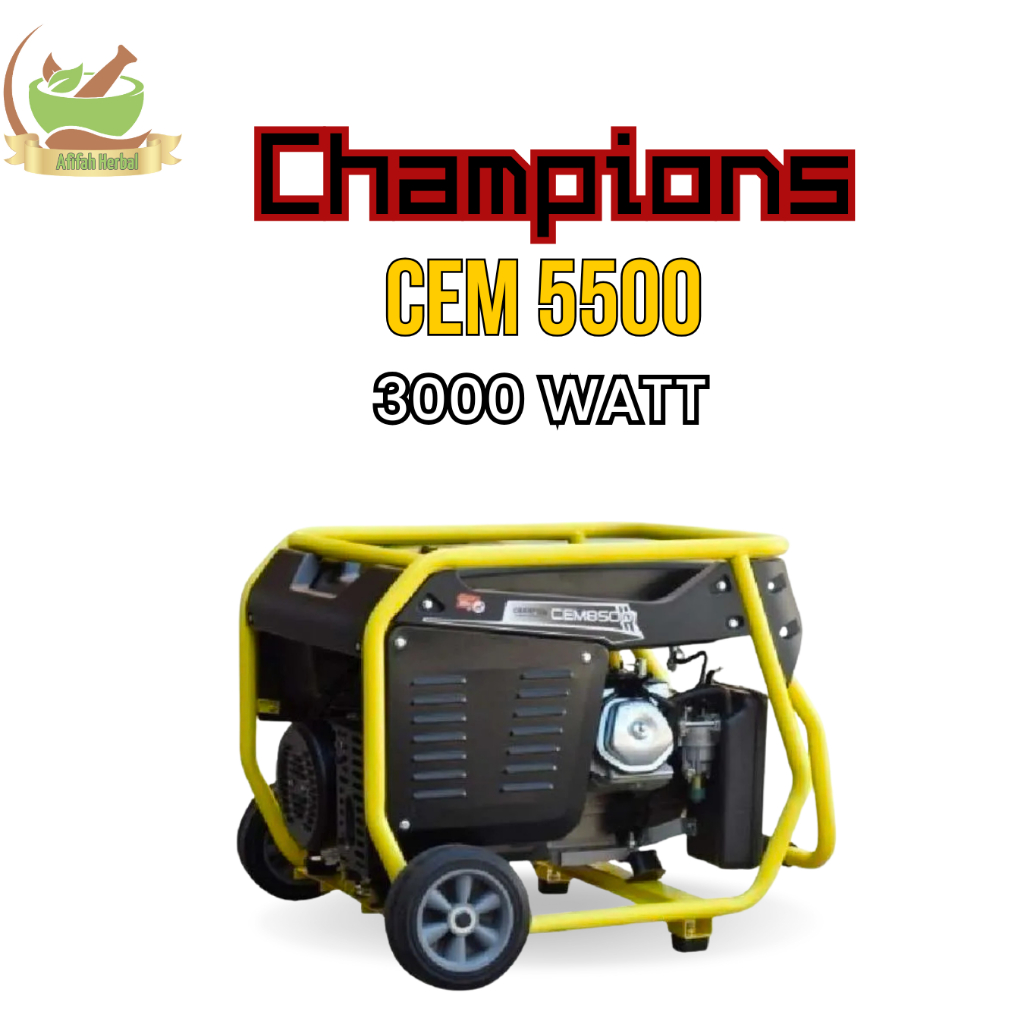 Genset 3000 Watt | Genset Champions CEM 5500 3000 Watt Bensin