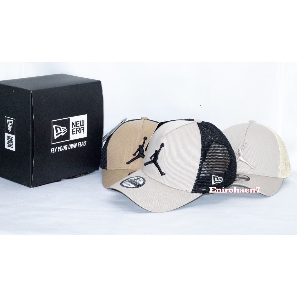 Topi JORDAN Jump man Unisex bahan katun Topi JORDAN CREAM,PUTIH,ABU