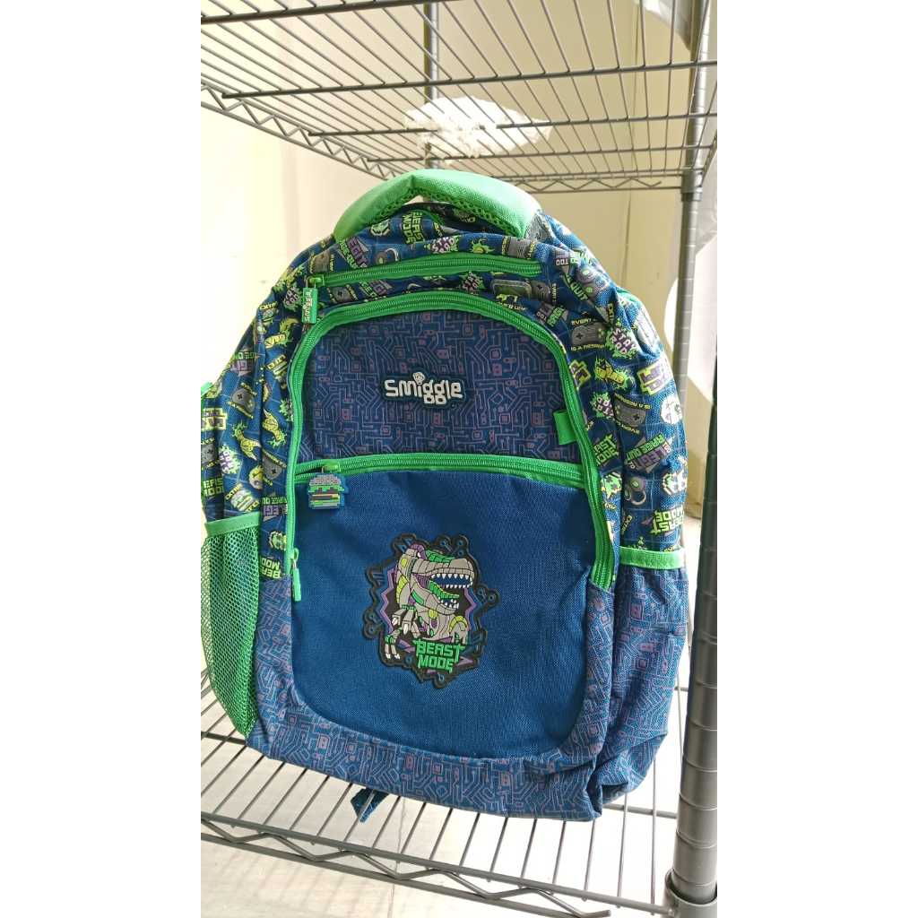 SMIGGLE CLASSIC BACKPACK DINO BEAST MODE [ REJECT]