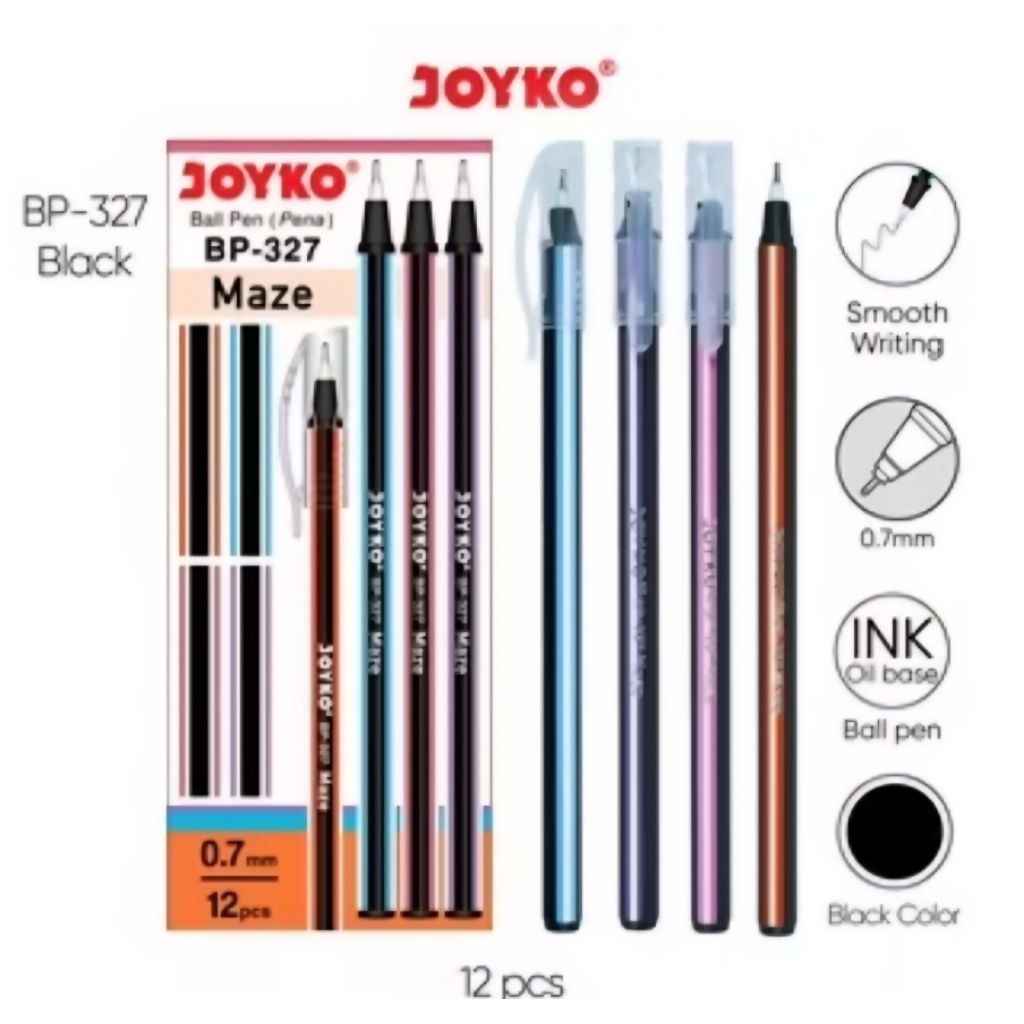 

Ballpen Pulpen Pena Joyko BP-327 MAZE 0.7 mm 1 PCS