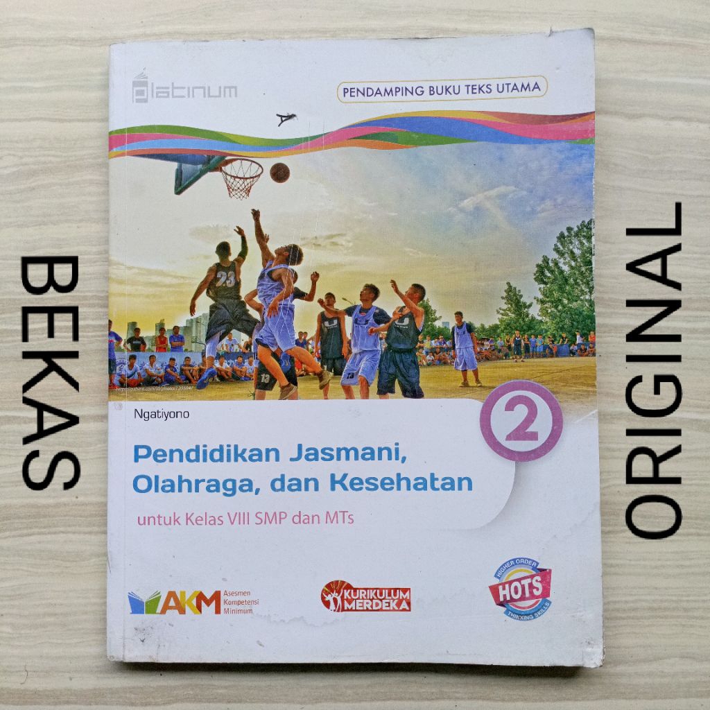 Buku PJOK PENJAS PENJASKES PENJASORKES Pendidikan Jasmani Olahraga dan Kesehatan Kelas 8 VIII 2 II S