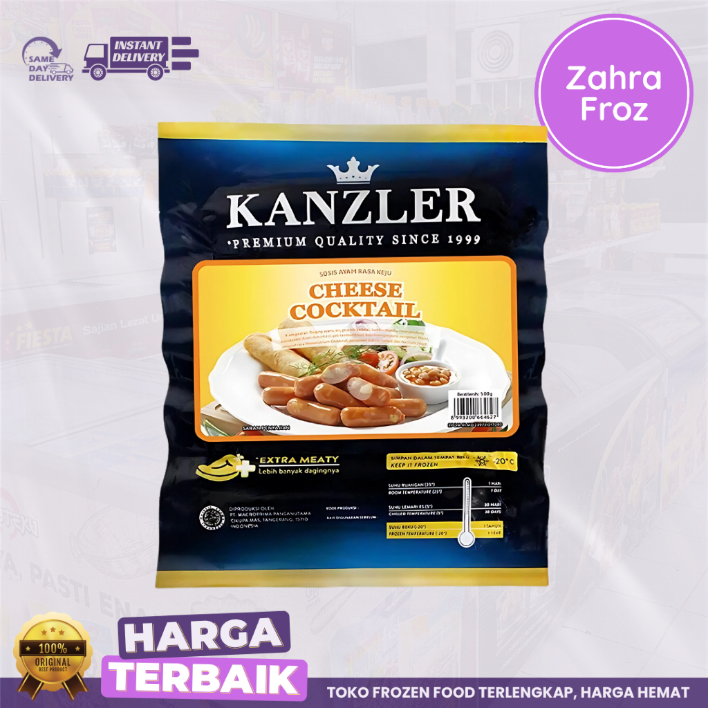

KANZLER CHEESE COCKTAIL 500GR