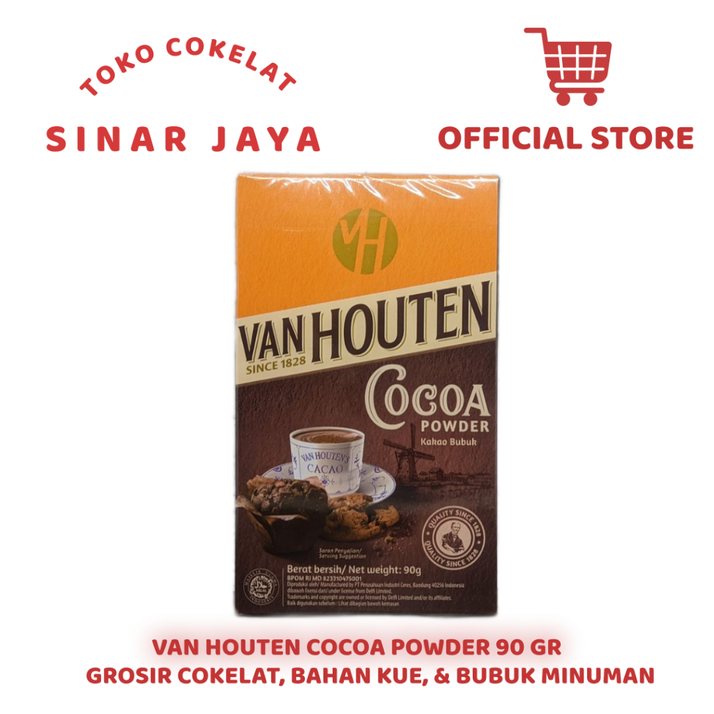 

Van Houten Dark Cocoa Powder 90Gr - Coklat Bubuk Van Houten 90 Gram