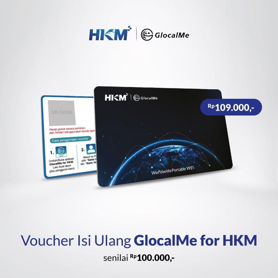 Voucher Isi Ulang HKM GlocalMe G009 HKM MiFi