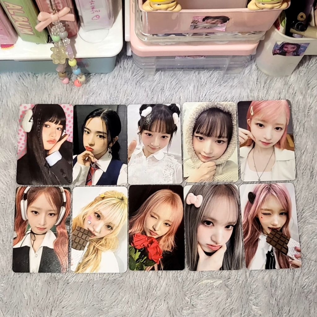 ive official photocards yujin rei liz leeseo emphaty love dive mine switch