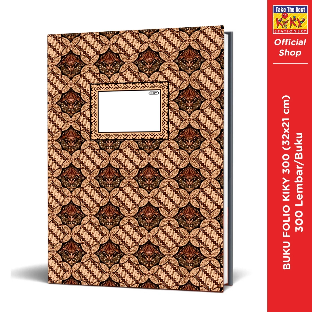 

KIKY Buku Hard Cover Folio Glossy (Uk. 32 x 21 cm) Isi 300 Lembar @1PCS