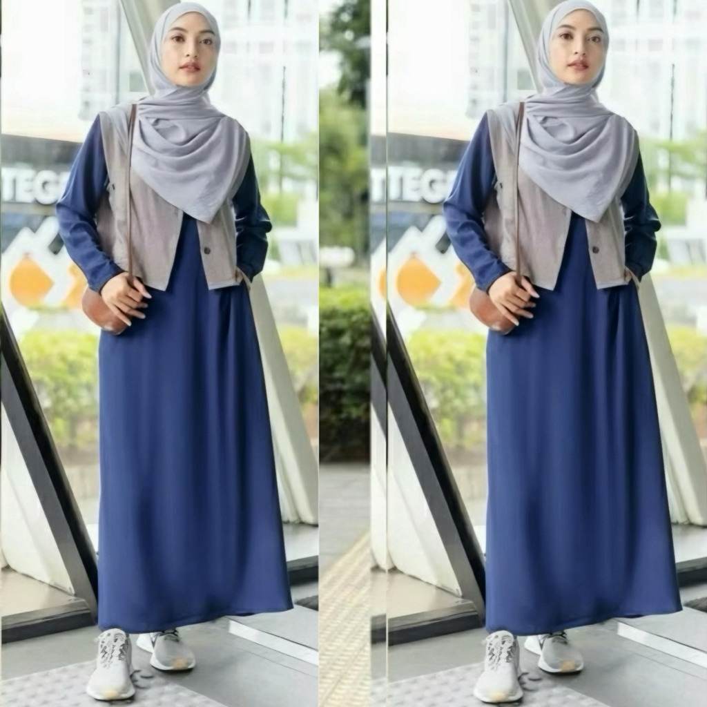 Jilbrave shena dress navy size S preloved