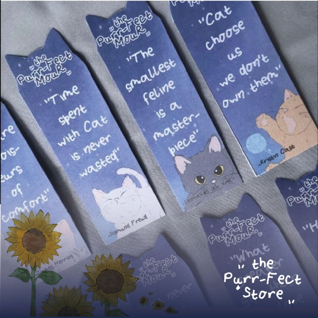 

Pembatas Buku/Bookmark Desain Kucing [FIEZORA]