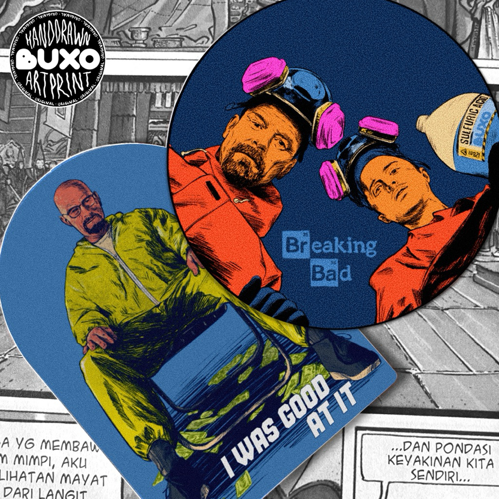 

buxo - BREAKING BAD vinyl sticker / sticker film movie series lucu