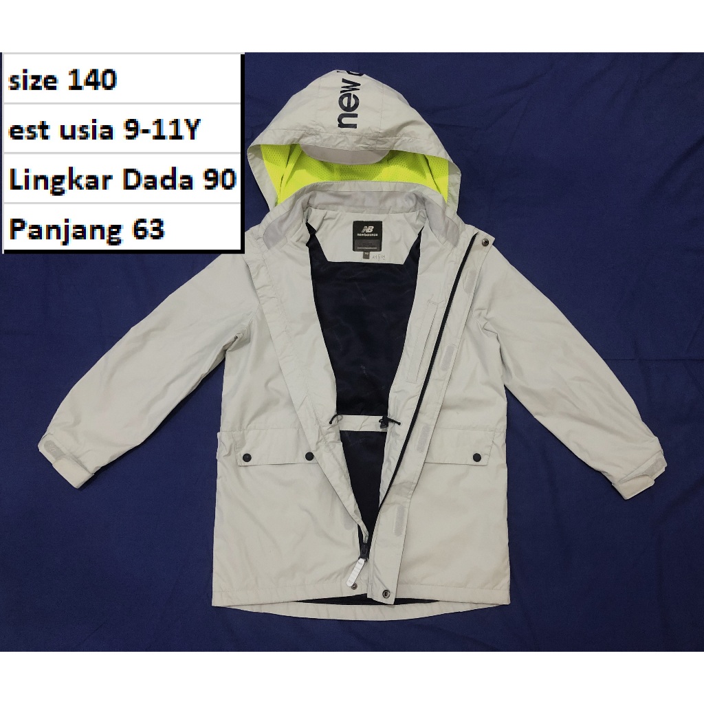 Jaket NB Anak-Remaja Outdoor Waterproof Premium Second Preloved