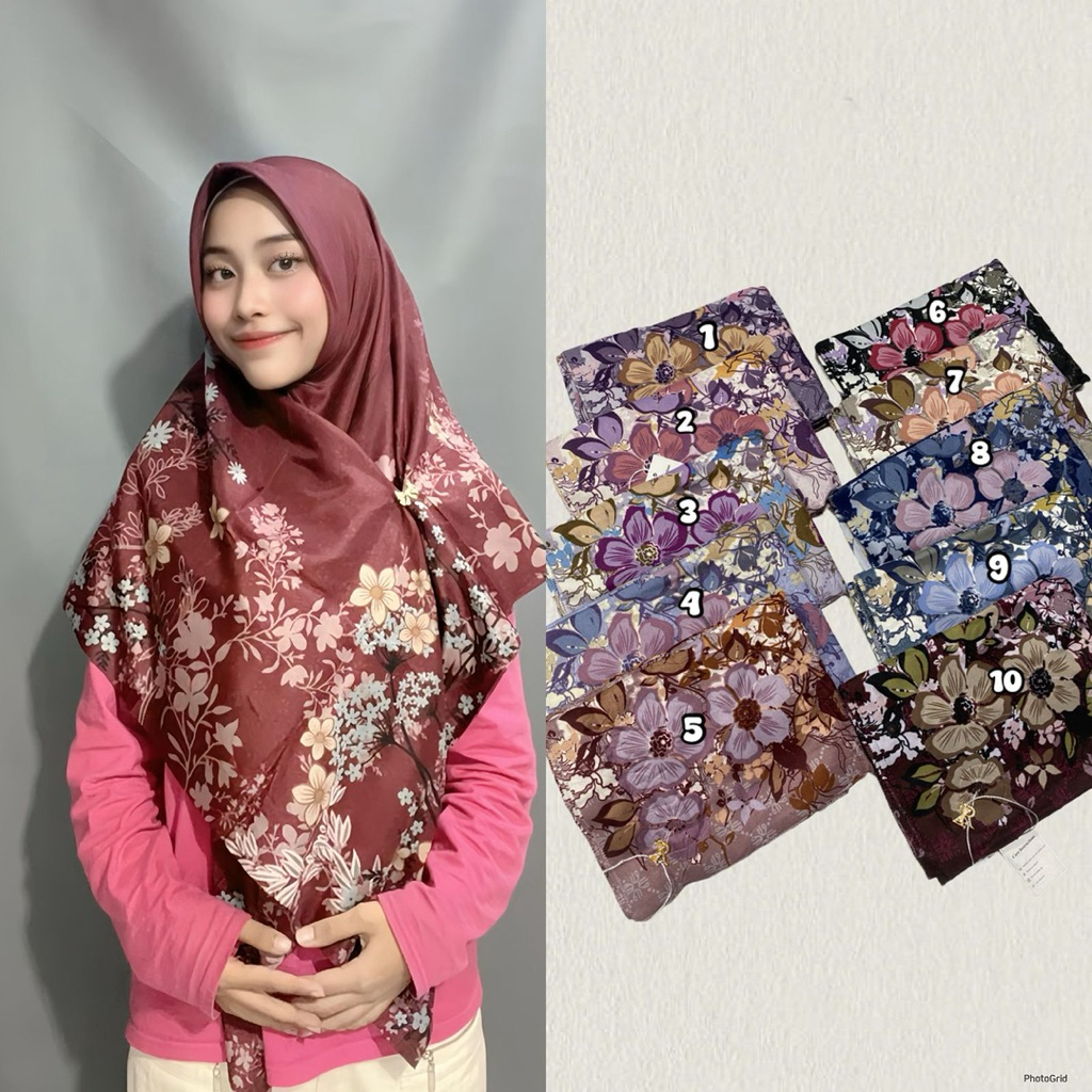 Segiempat syar’i motif//Hijab syar’i//zaryta motif syar’i//motif syar’i pouch//segiempat syar’i sera