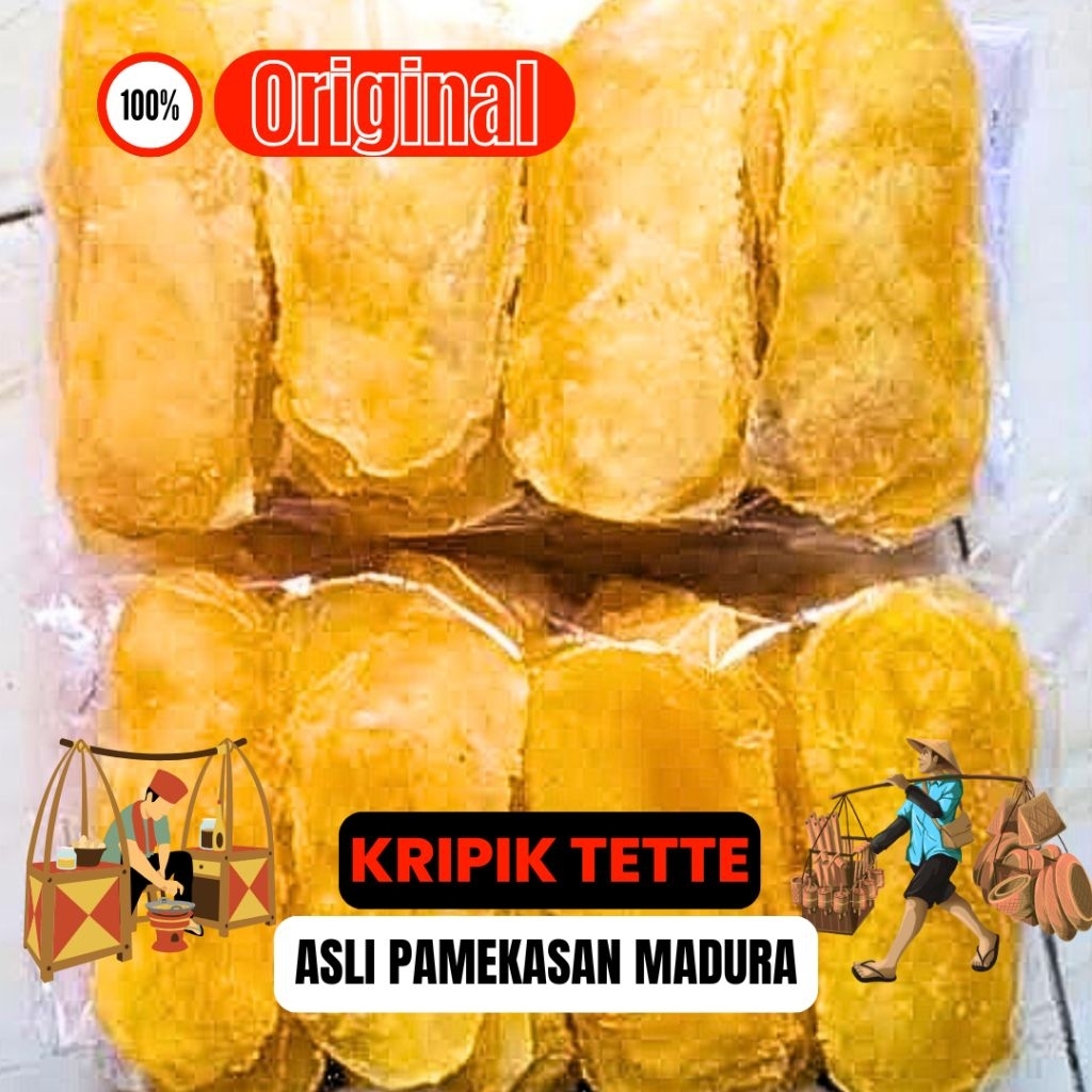 

KRIPIK TETTE (SINGKONG) ASLI PAMEKASAN MADURA