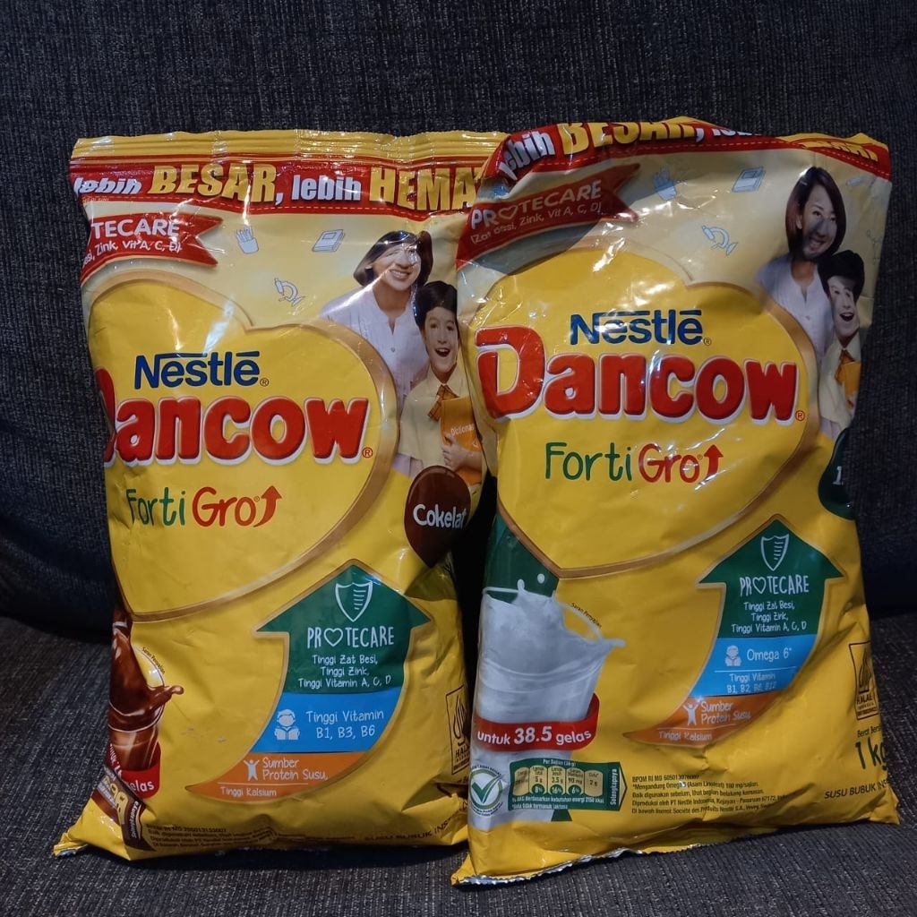 

(2026) DANCOW FORTIGROW 1KG COKLAT INSTAN ORI, SUSU BUBUK DANCOW 1KG
