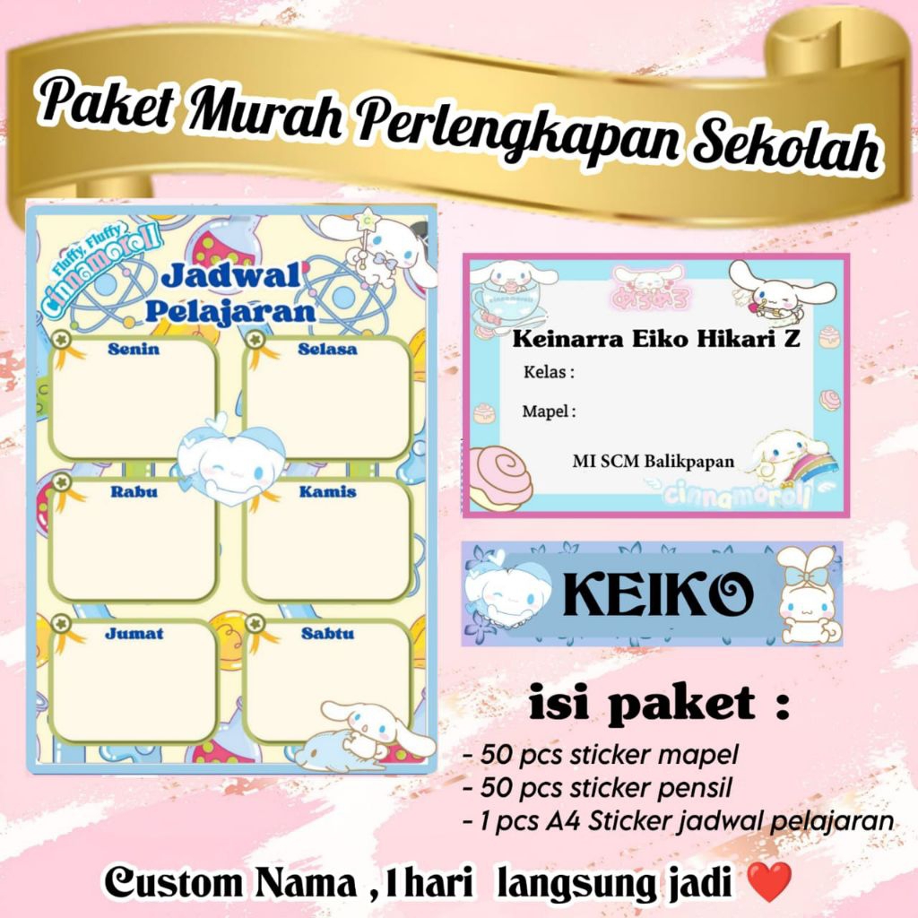 

PAKET LENGKAP MURAH PERLENGKAPAN SEKOLAH (ISI 101)