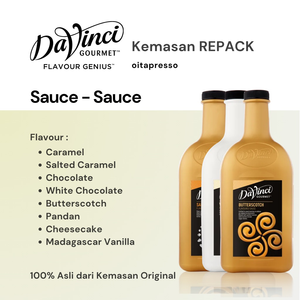 

REPACK - Davinci All Varian Sauce [30, 50, 100] g