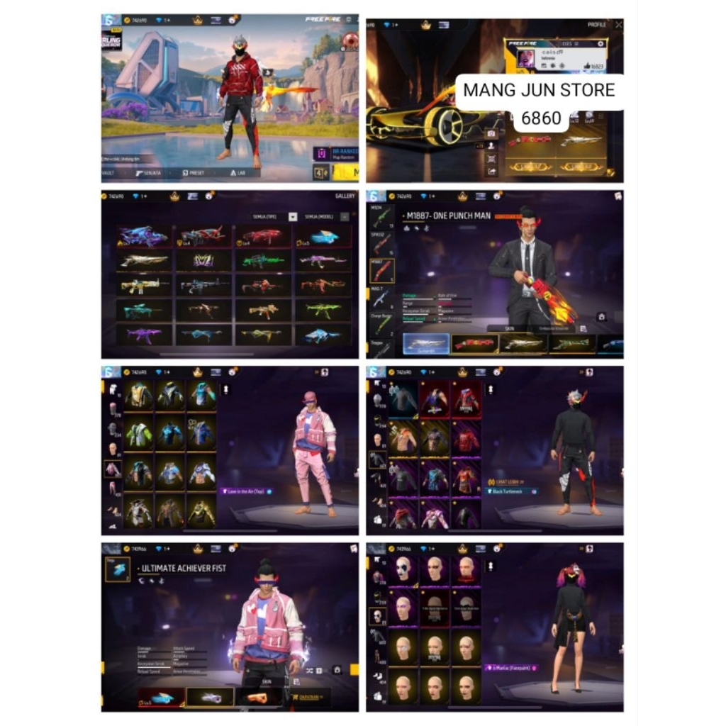 AKUN FREE FIRE MURAH