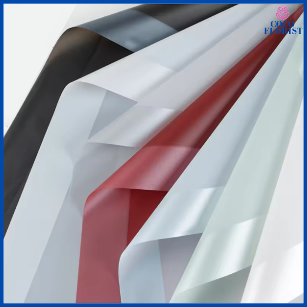 

Cellophane Flower Wrapping Big Line Color Kertas Buket Bunga Waterproof Ecer KB27