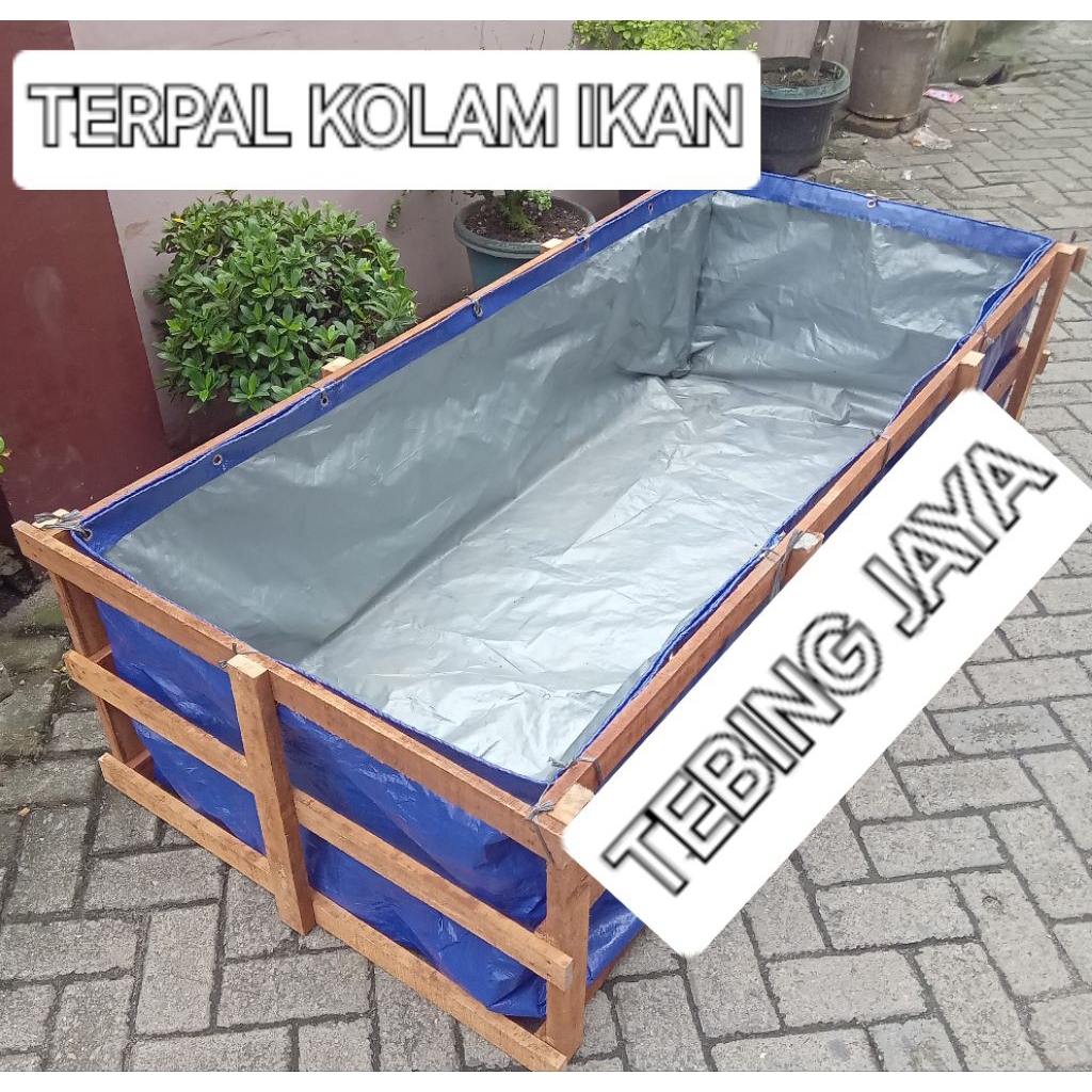 Terpal Kolam Ikan 300x200x50 A12 Kolam Terpal Budidaya