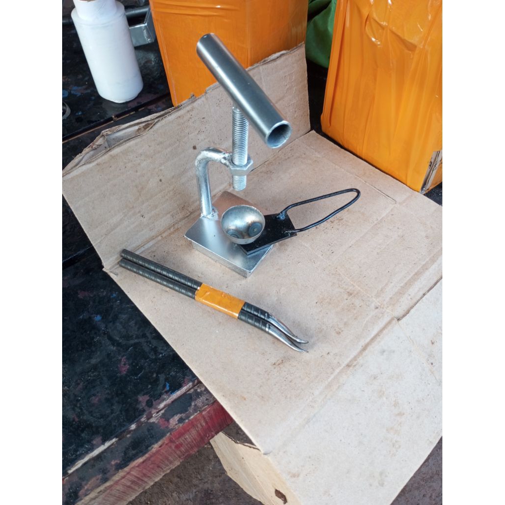 alat tambal ban motor mini didunia plus cukit 2