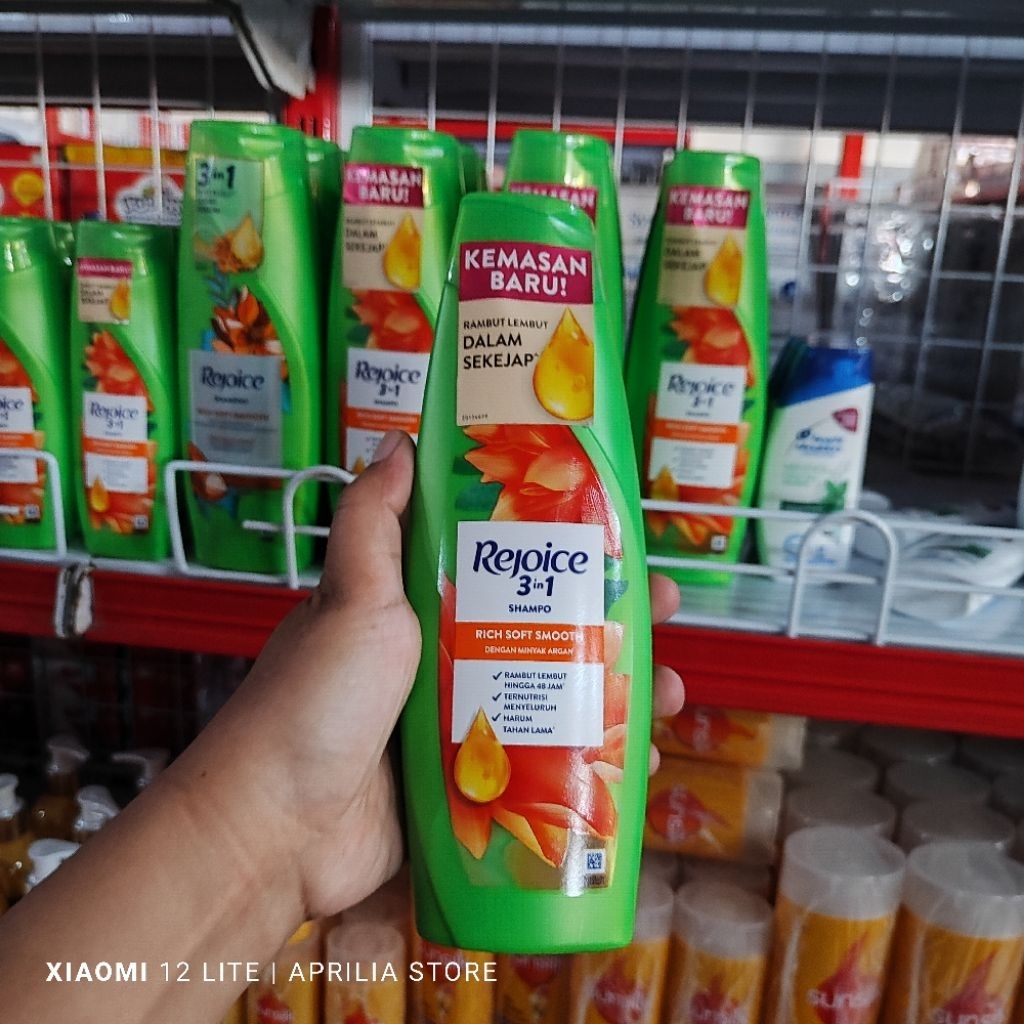 Rejoice 3in1 Shampoo 340ml Rich Soft Smooth
