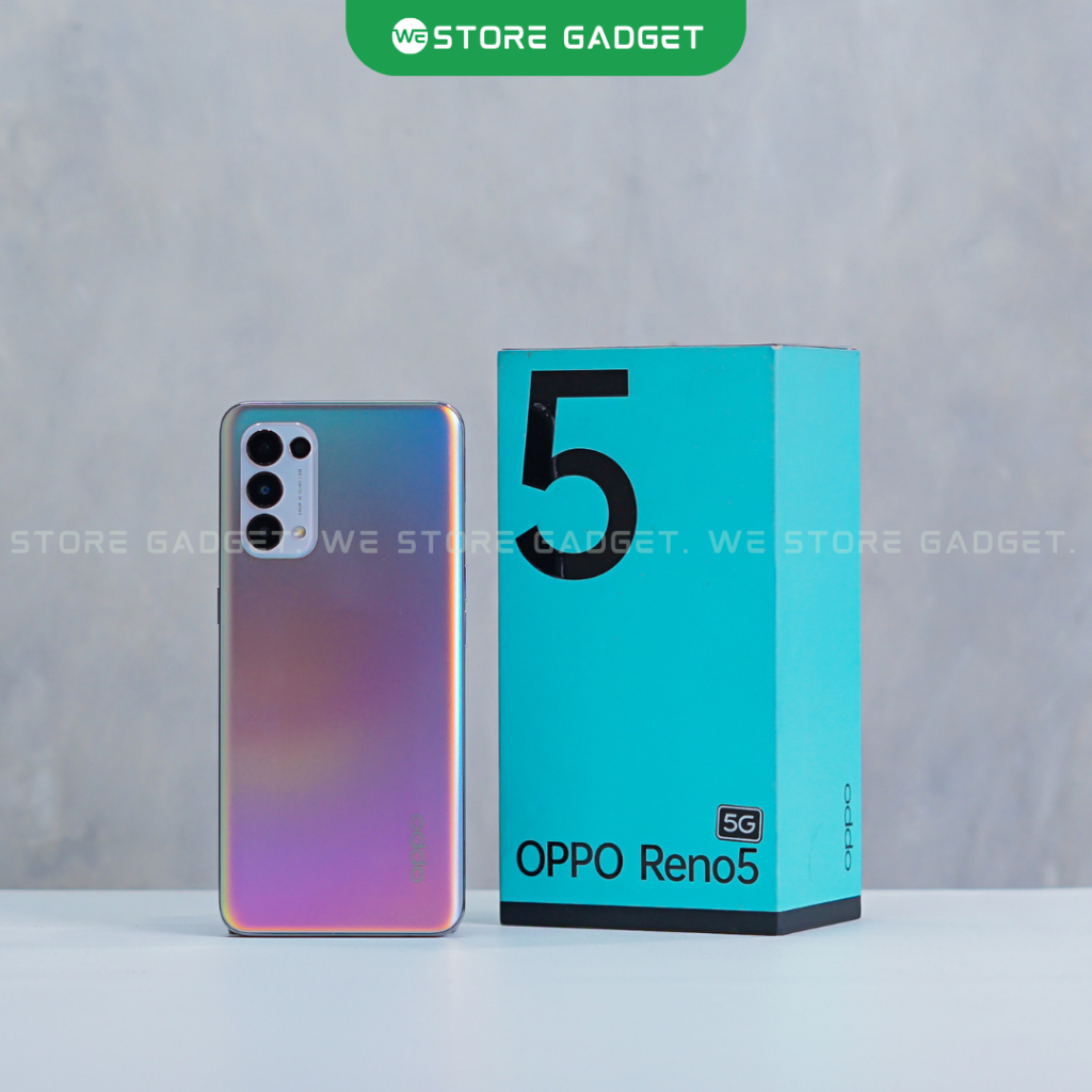 OPPO RENO 5 5G 8/128gb SECOND LIKENEW FULLSET ORIGINAL