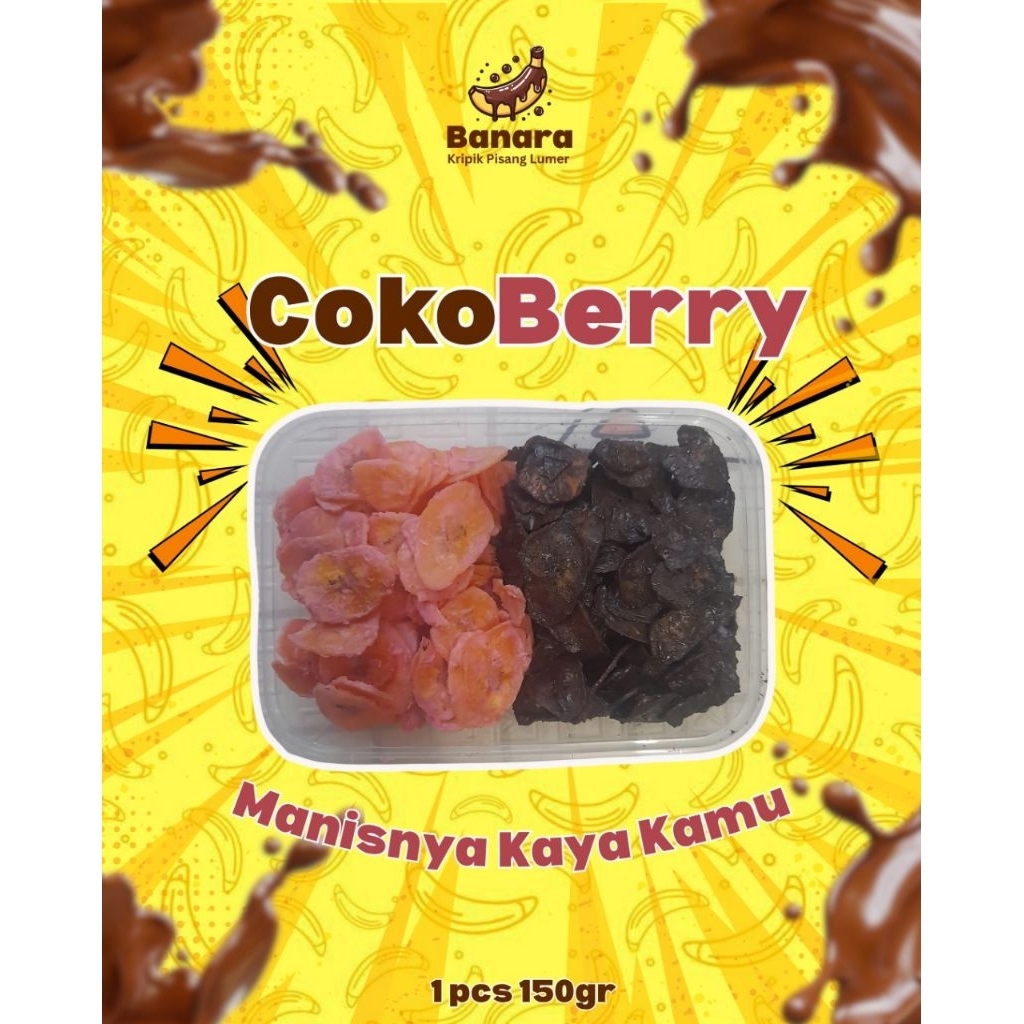

Kripik Pisang Coklat & Strowerry 150gr | Snack Lumer Manis Viral
