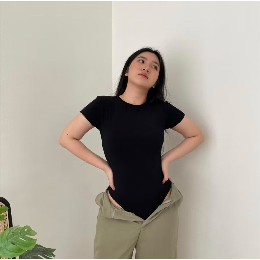 PRELOVED - SomethingSweet | RIEL Bodysuit Wanita/Atasan Wanita