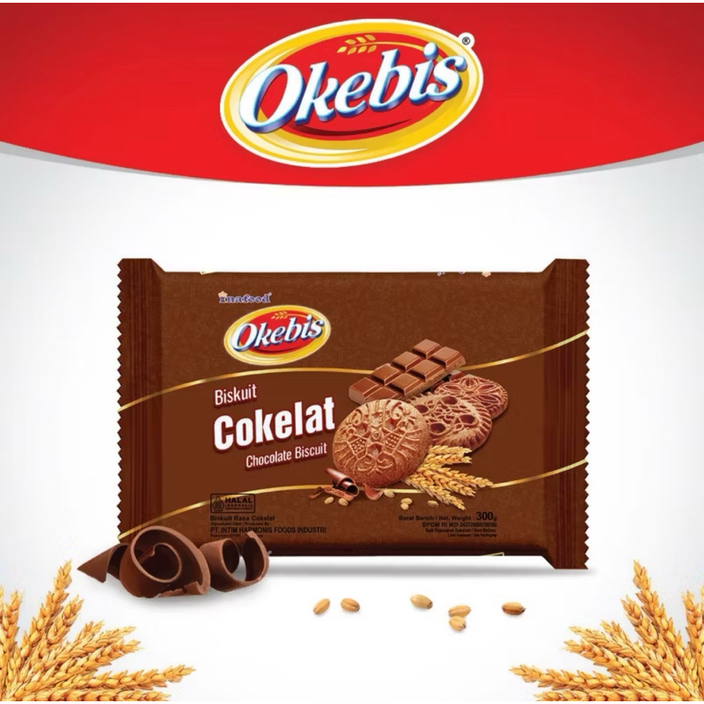 

Okebis Biskuit Cokelat / Chocolate Biscuit 300 gr