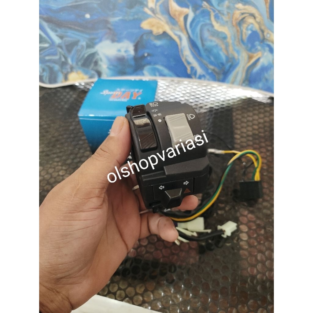 Saklar Vixion Day + Hazard