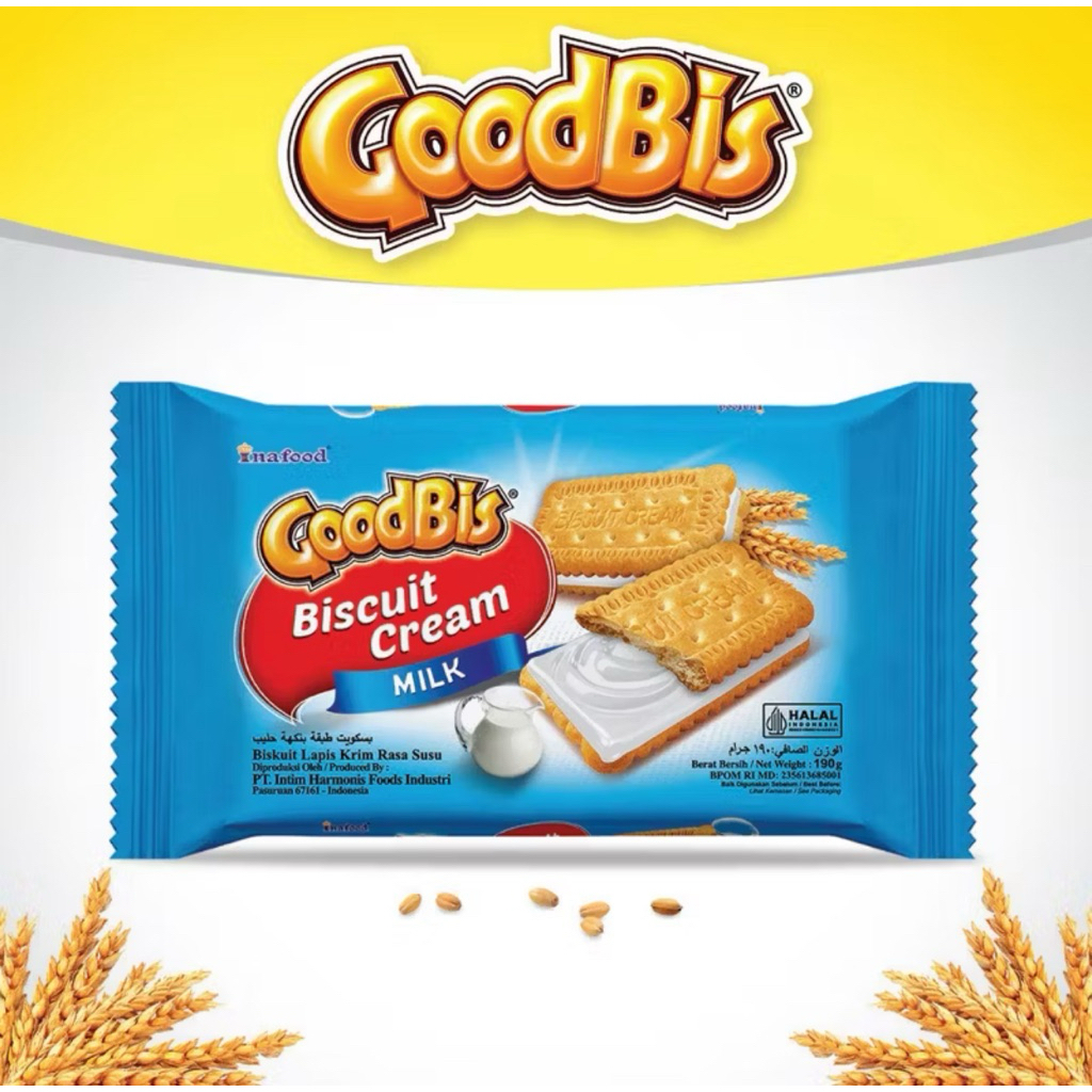 

Goodbis Biscuit Cream Milk 190 gr