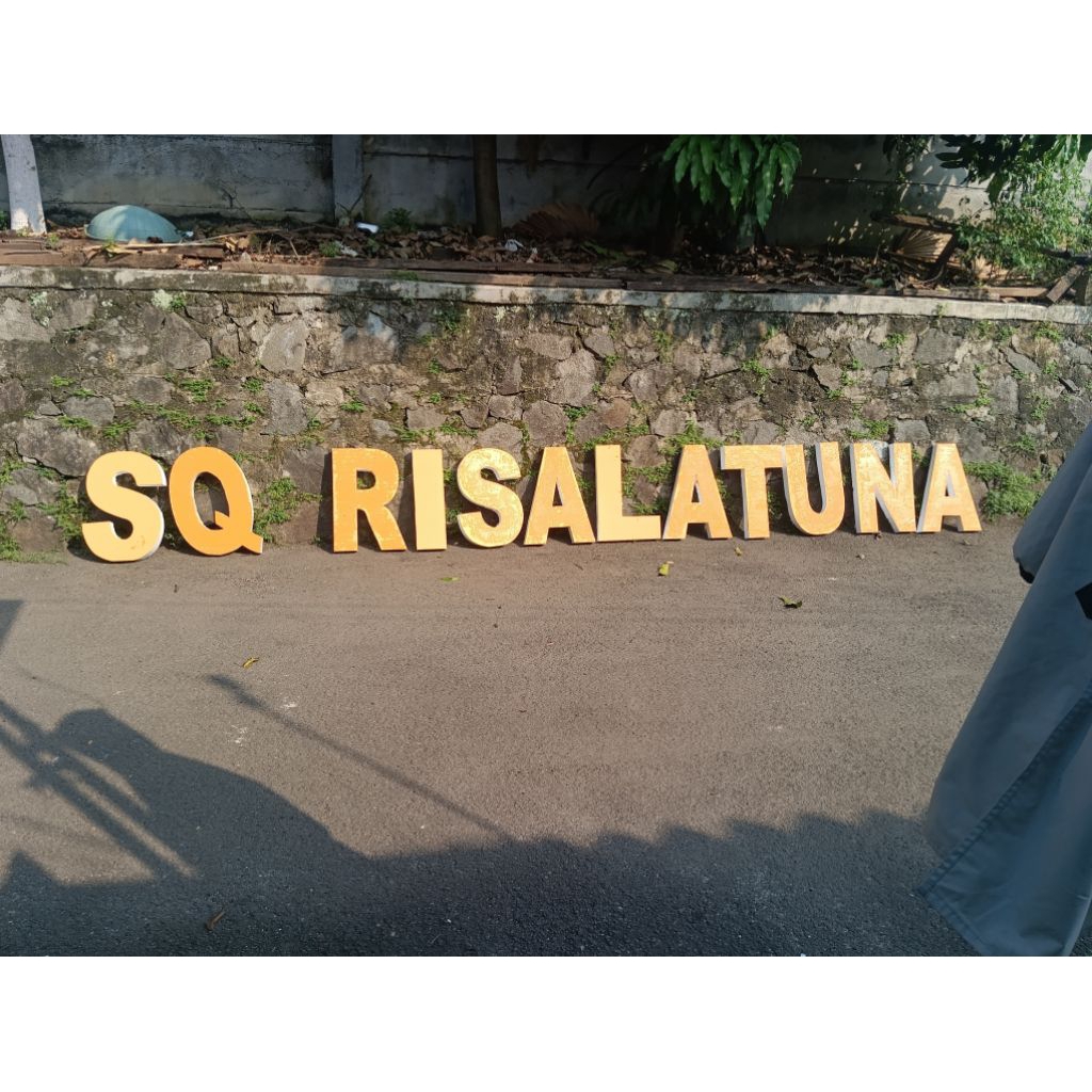 Birthday/styrofoam angka /styrofoam huruf 50cm tebal 5cm