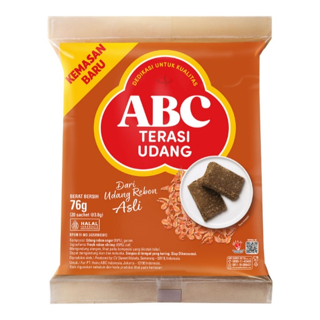 

ABC Terasi Udang Sachet 20 x 3.8 g