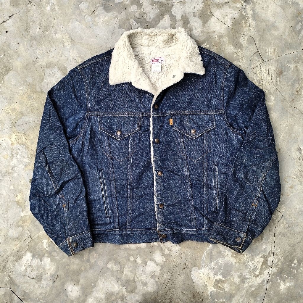 Trucker Levis orange tab/trucker Levis 70s/trucker Levis type 3 not momotaro jeans iron heart denim 