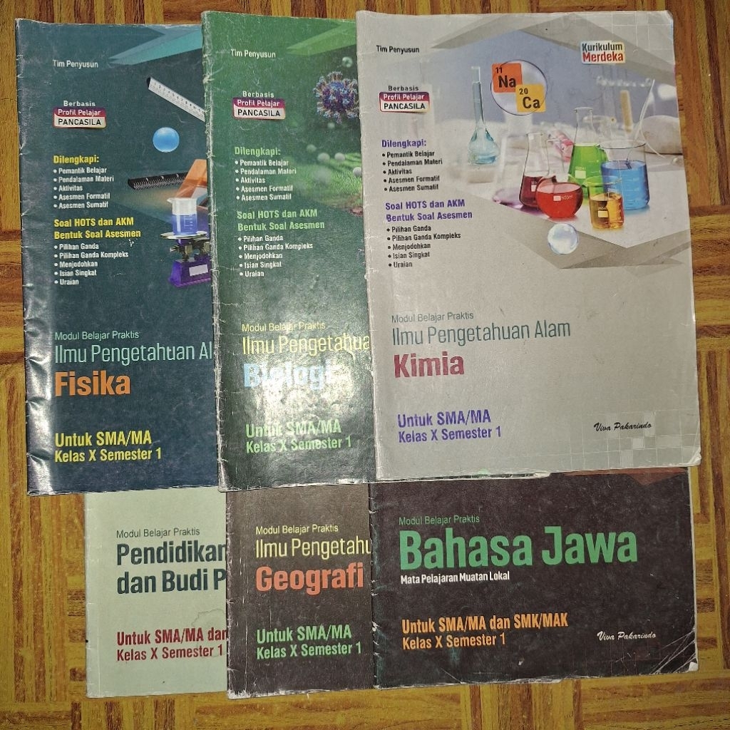 Buku LKS Viva Pakarindo Kelas X 10 Semester 1 SMA Kurikulum Merdeka Kumer Original Preloved Bekas IP