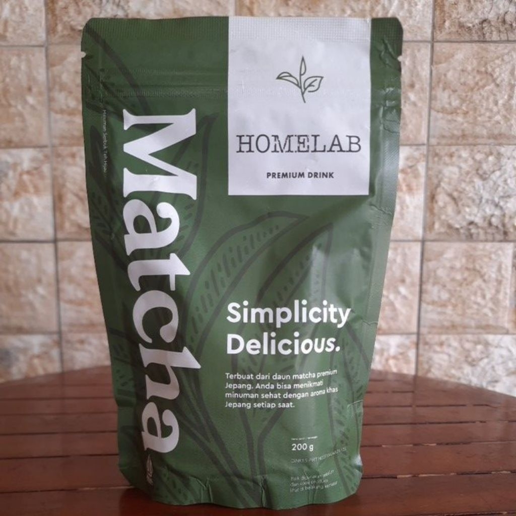 

Homelab Matcha 200 gr/ Serbuk Teh Hijau