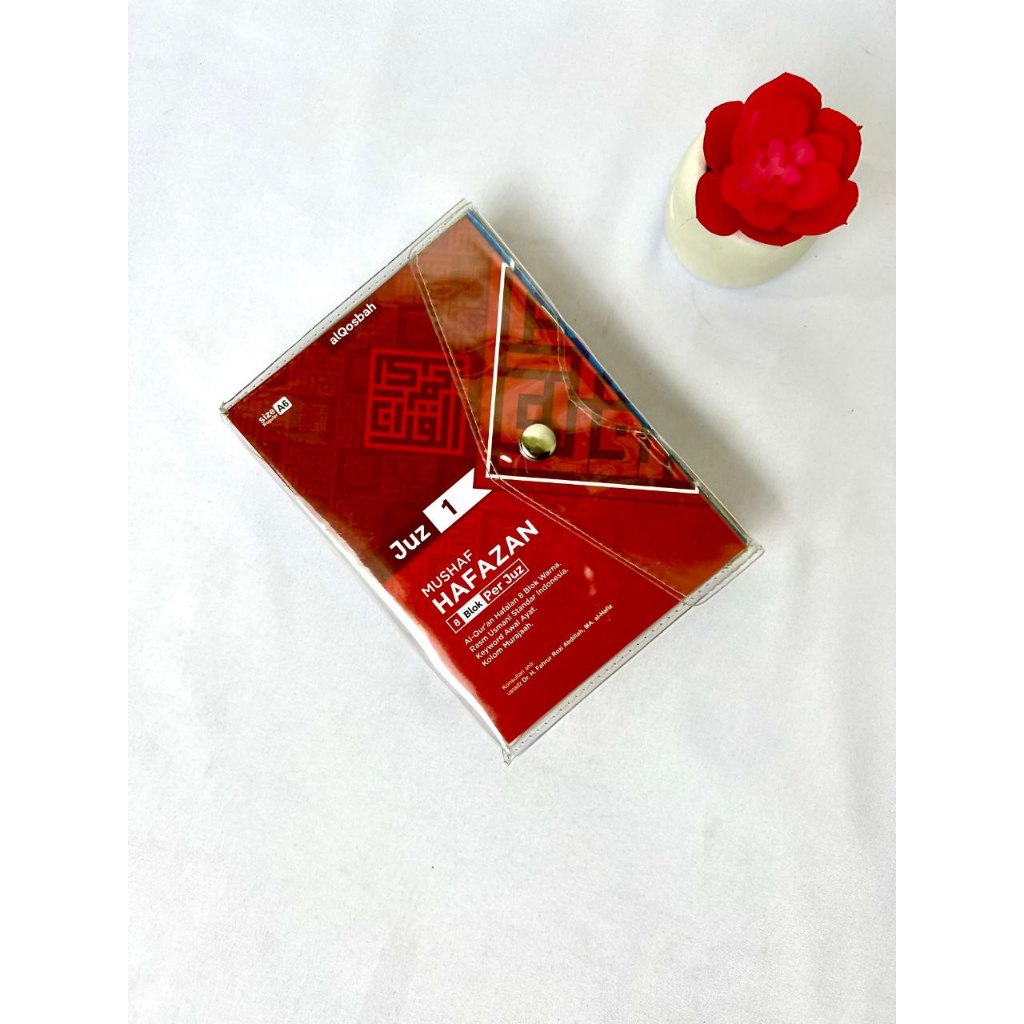 AL QURAN PER JUZ A6 SAKU COVER MIKA TRANSPARAN - AL-QUR'AN HAFAZAN 8 BLOK - Juz 1-30 Al Qosbah