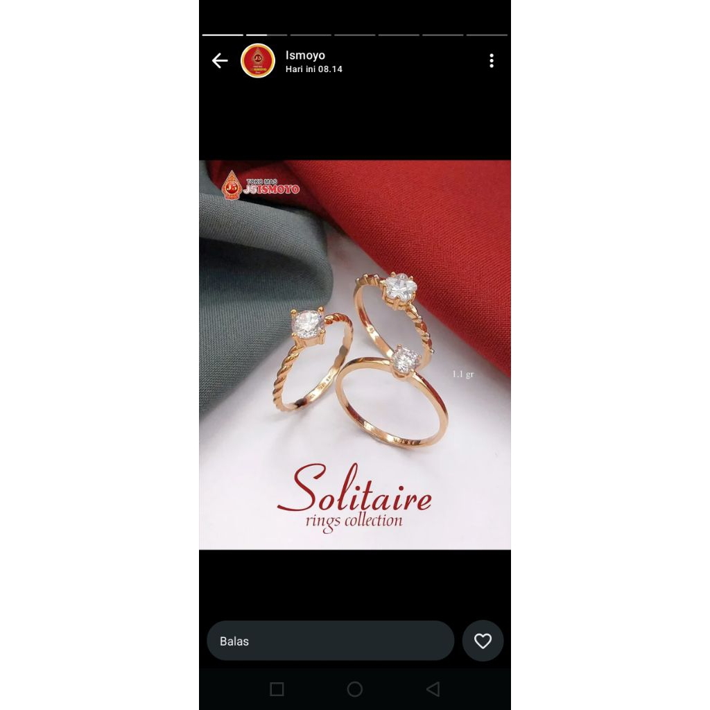 cincin soliter Ismoyo sz 12