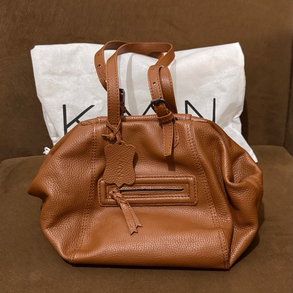 Tas Kaynn Surry Bag Brown Cokelat Kulit Asli