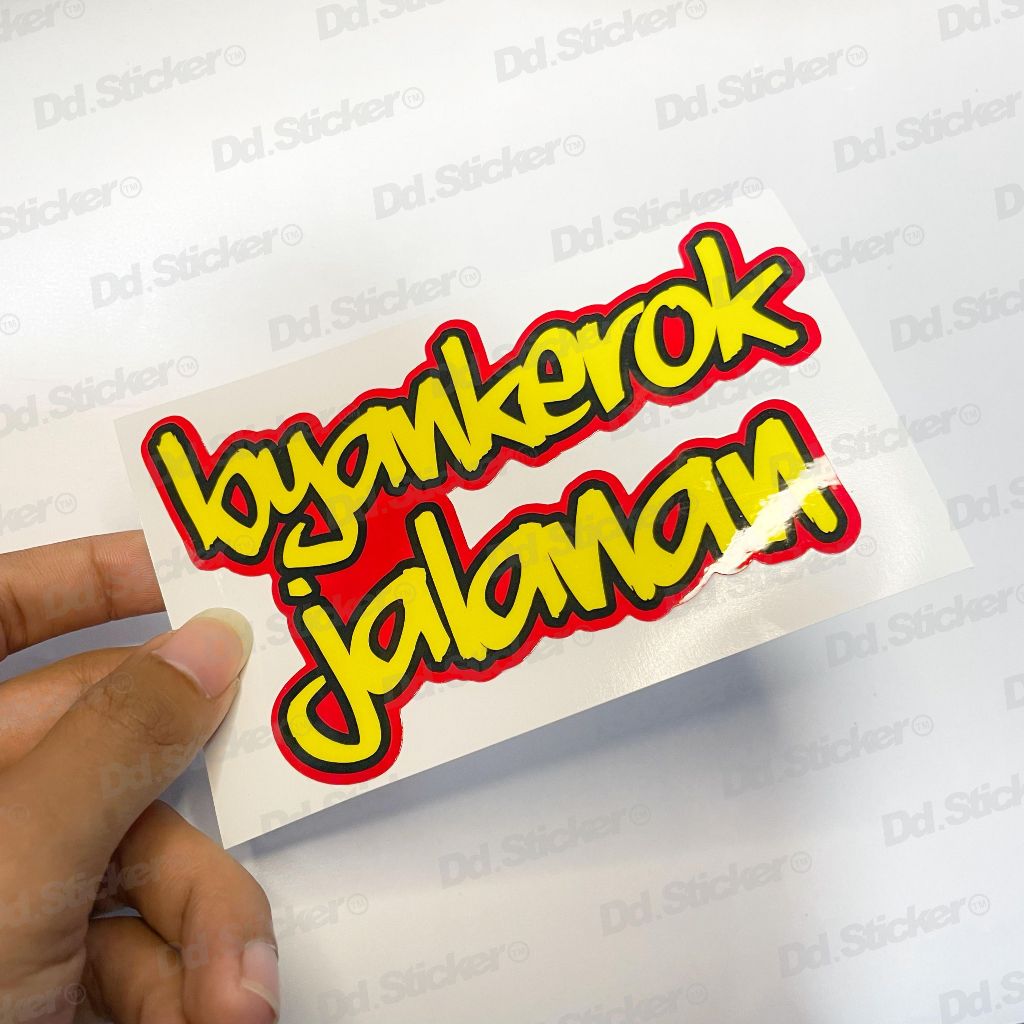 STICKER JOK RX KING BYANKEROK JALANAN