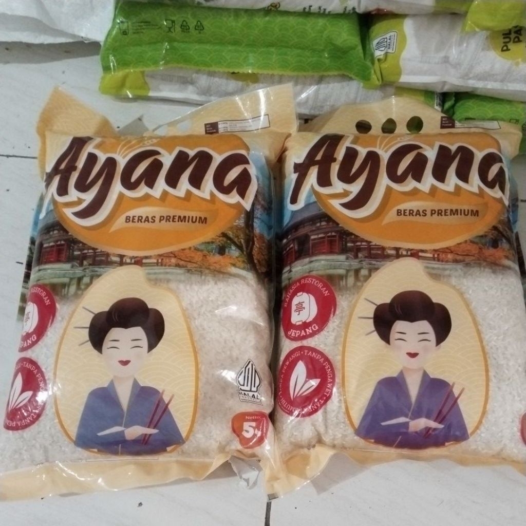 

Beras cap Ayana gold bundling 2x5kg -free ongkir