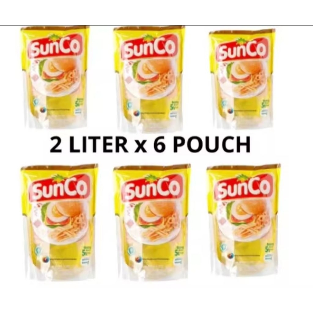 

Minyak Goreng SUNCO 1 Dus 6 Pouch Minyak Jernih Minyak Sehat Kualitas Terjamin
