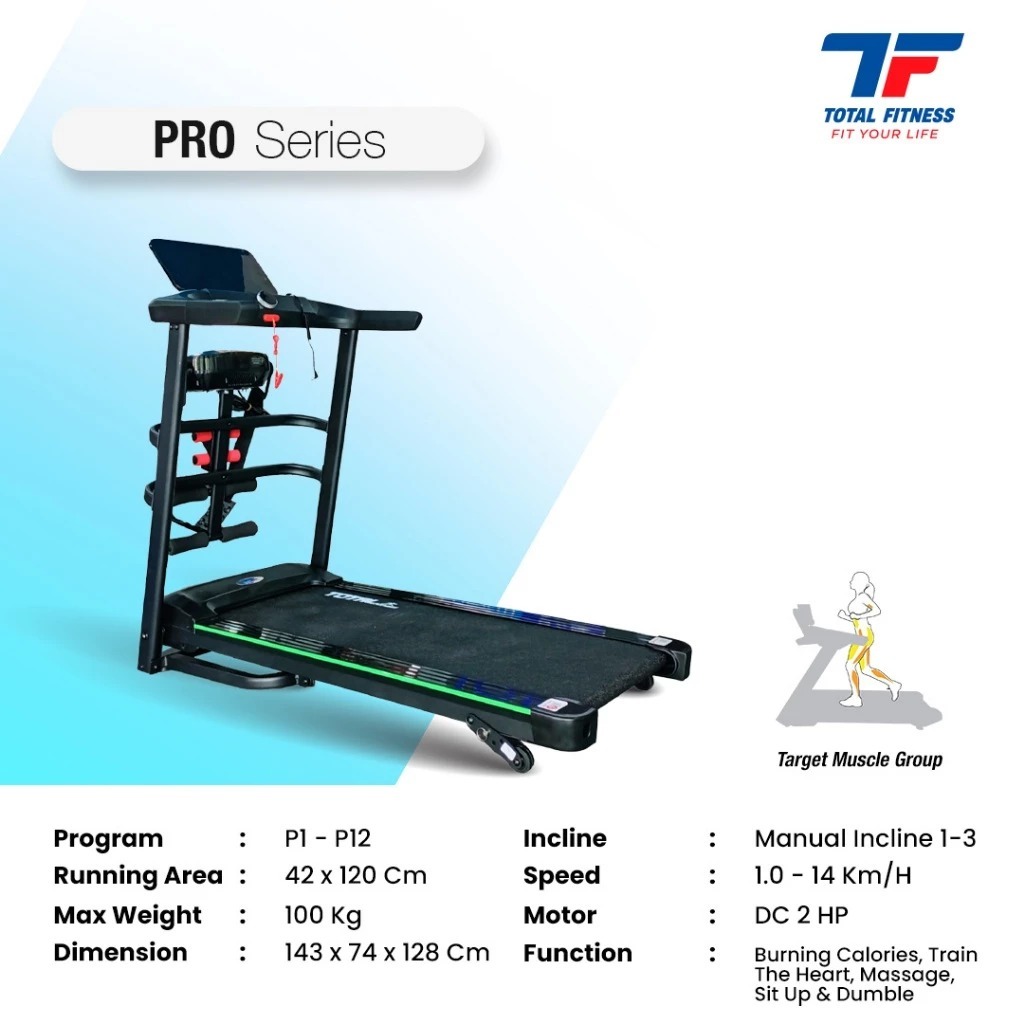 Treadmill Elektrik Total TL-625