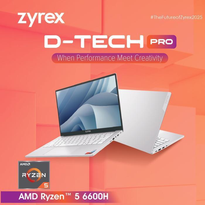 LAPTOP ZYREX D-TECH PRO V1 RYZEN 5 6600H - 16GB 512GB W11 14.0FHD