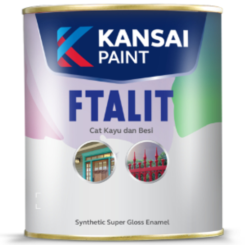 Cat Besi dan Kayu Kansai Ftalit Glossy 115 - seri 1 Kg ( Warna ada di katalog warna di gambar produk