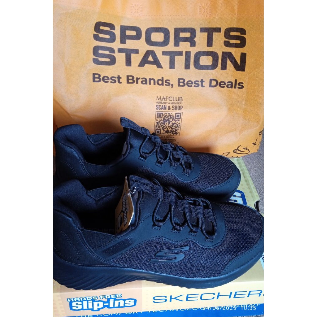 sepatu sekolah skechers size 35 insole 22cm