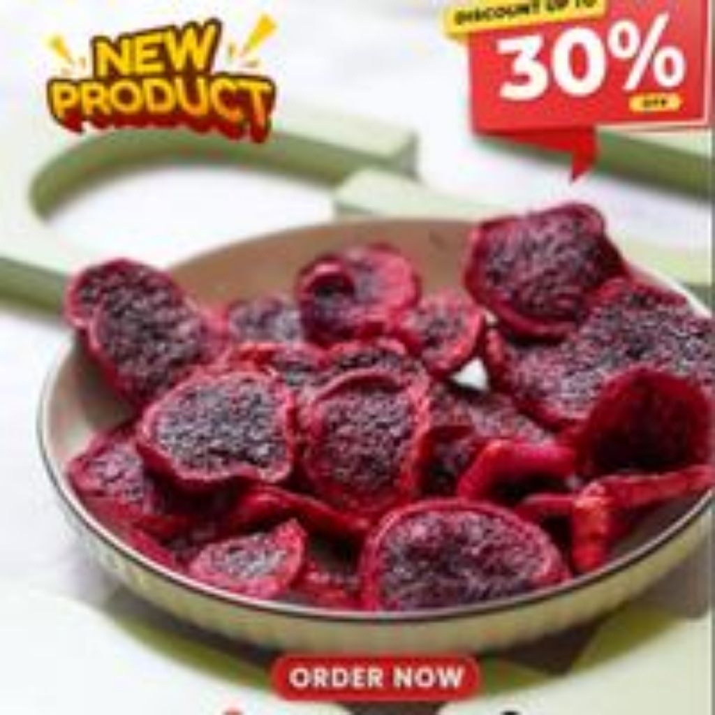 

10 pcs Kripik Buah Naga Merah