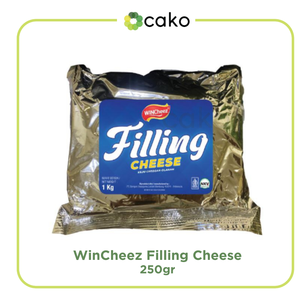 

(REPACK) Wincheez Filling Cheddar Cheese 250gr / Keju Oles/ Khusus Pengiriman Instan & Sameday